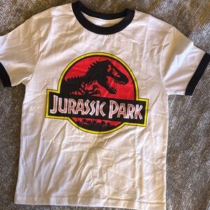 Jurassic Park Kids White T-Shirt